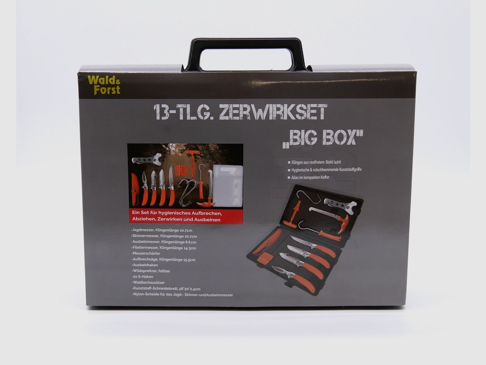 Forest and Forestry Cutting Set Big Box 13 Pieces 2009804