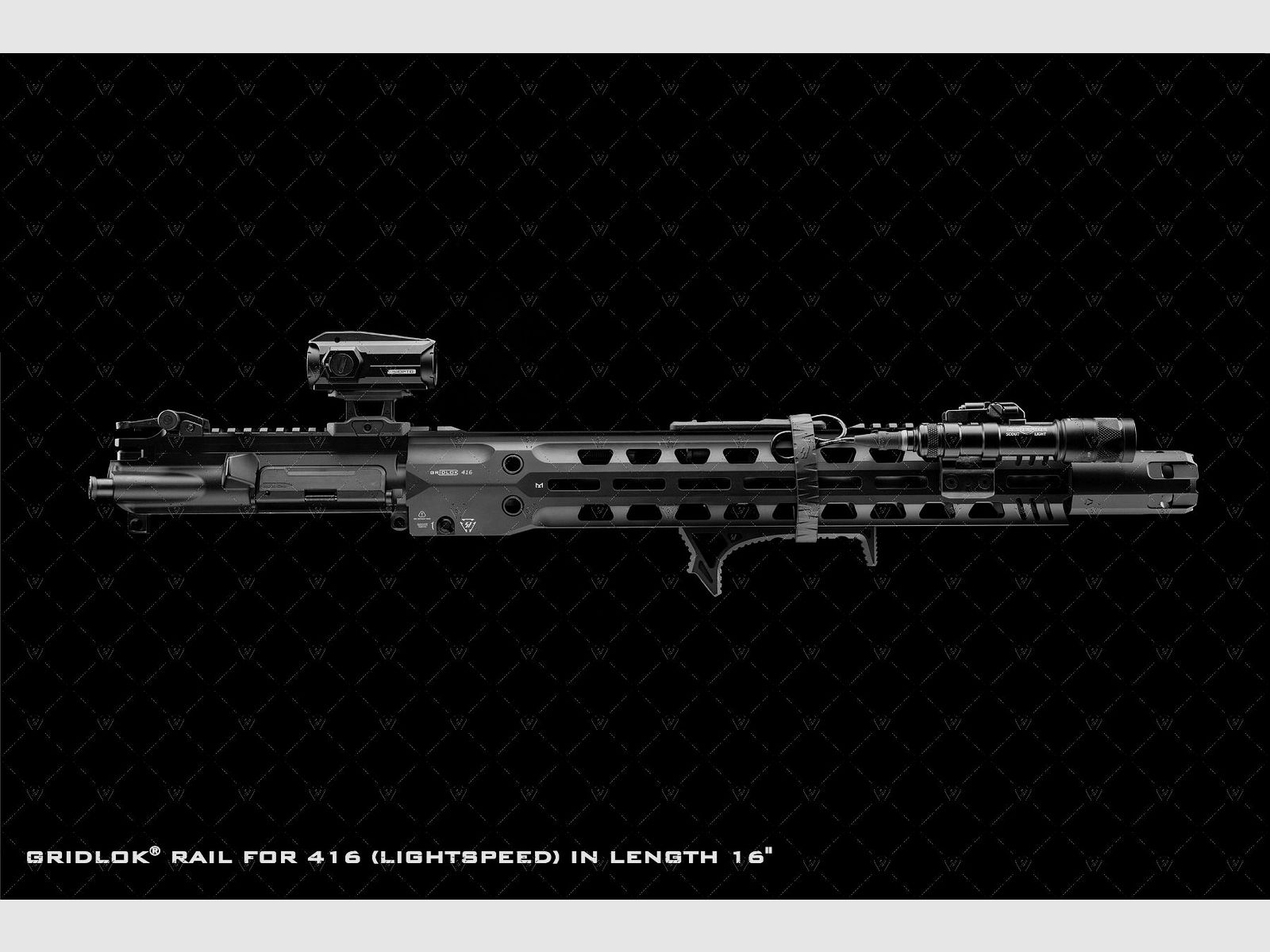 Strike Industries Lightspeed Gridlok 416 Handguard, image 2 sur 4