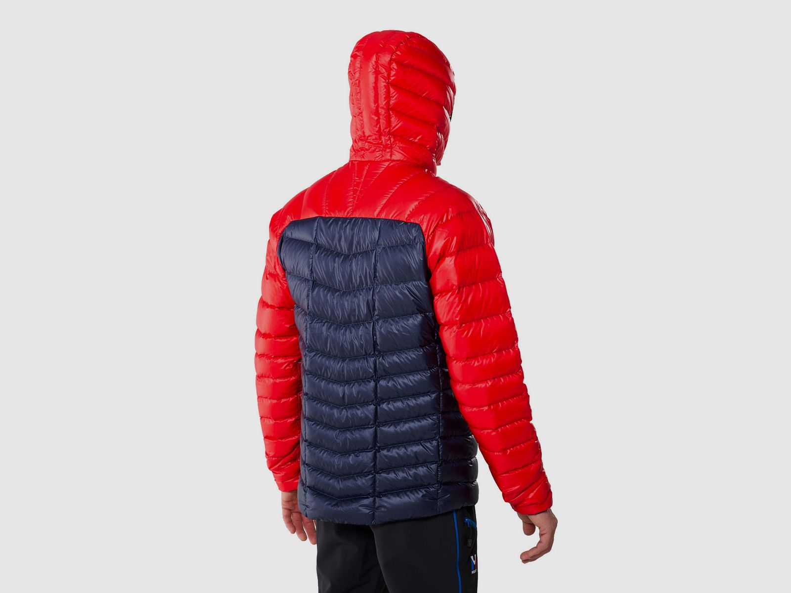 JACKET – MILLET – TRILOGY DIAMOND DOWN HOOD Indian/Rouge, image 3 of 4