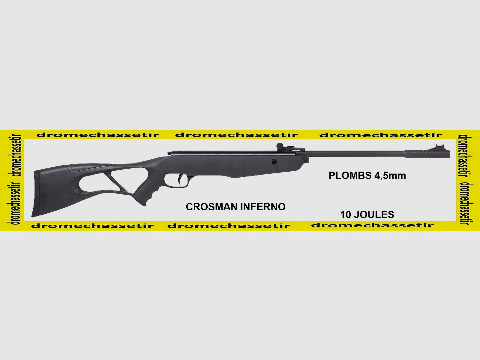 Carabine Crosman Inferno, 4,5mm, 10 joules, crosse thumbole