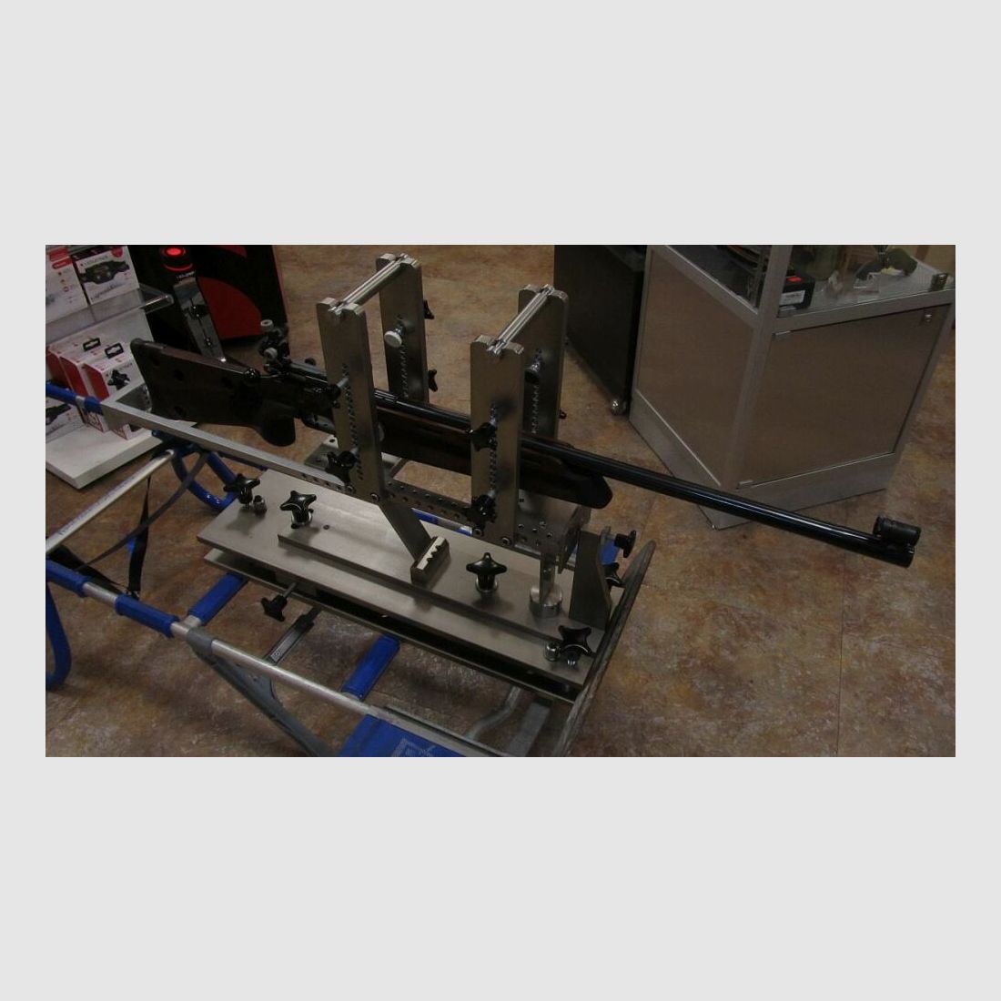 Briol soporte de tiro de acero inoxidable para pruebas de munición, determinación de agrupaciones, .22 LR
