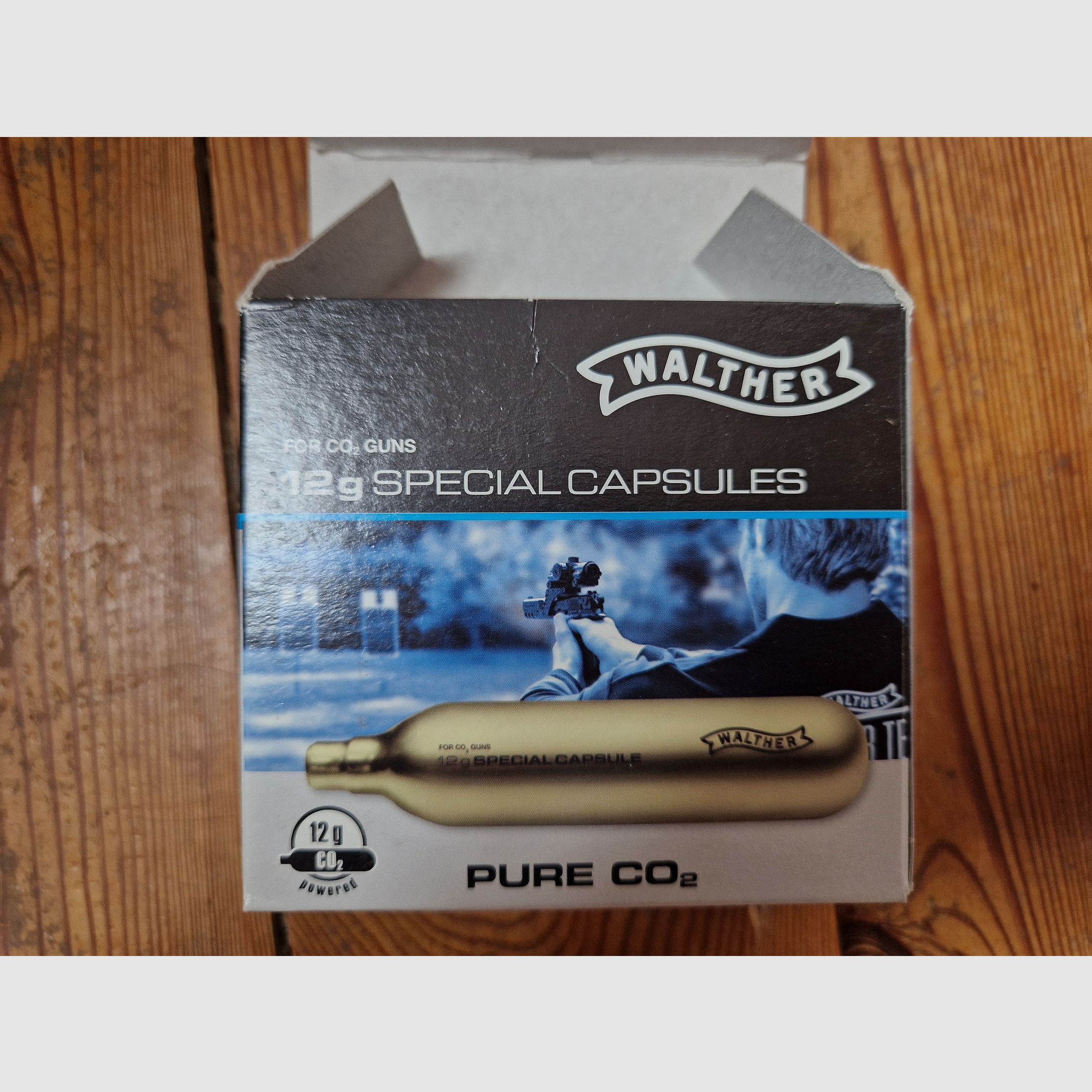 CO2 Kapseln Kartusche 12 g, WALTHER, Umarex, Crosman, GSG