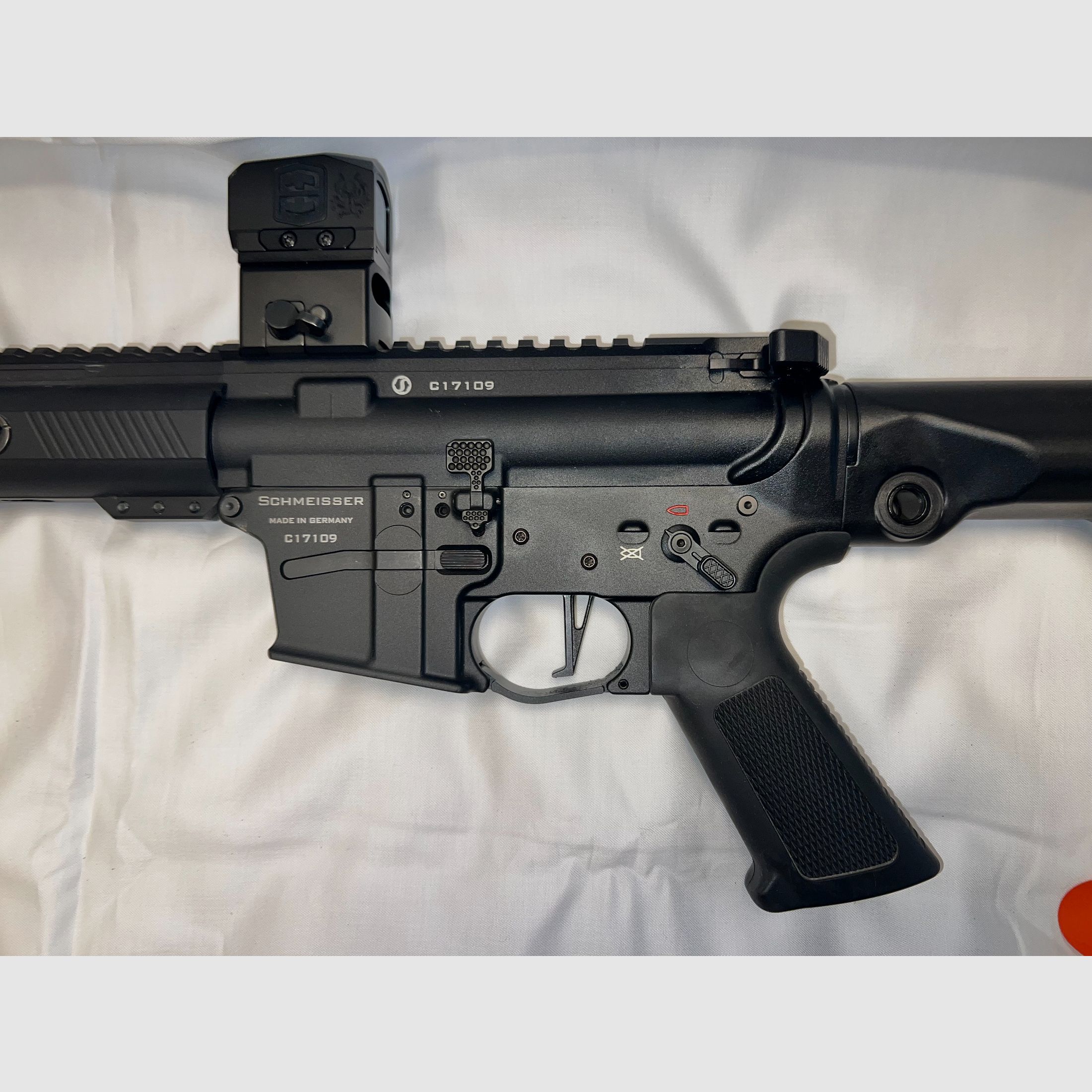 Schmeisser AR15-9L 9 mm Luger + 10 magazynków – karabin samopowtarzalny kat. B – broń dziedziczona sprzedaż prywatna Vorarlberg, zdjęcie 3 z 7