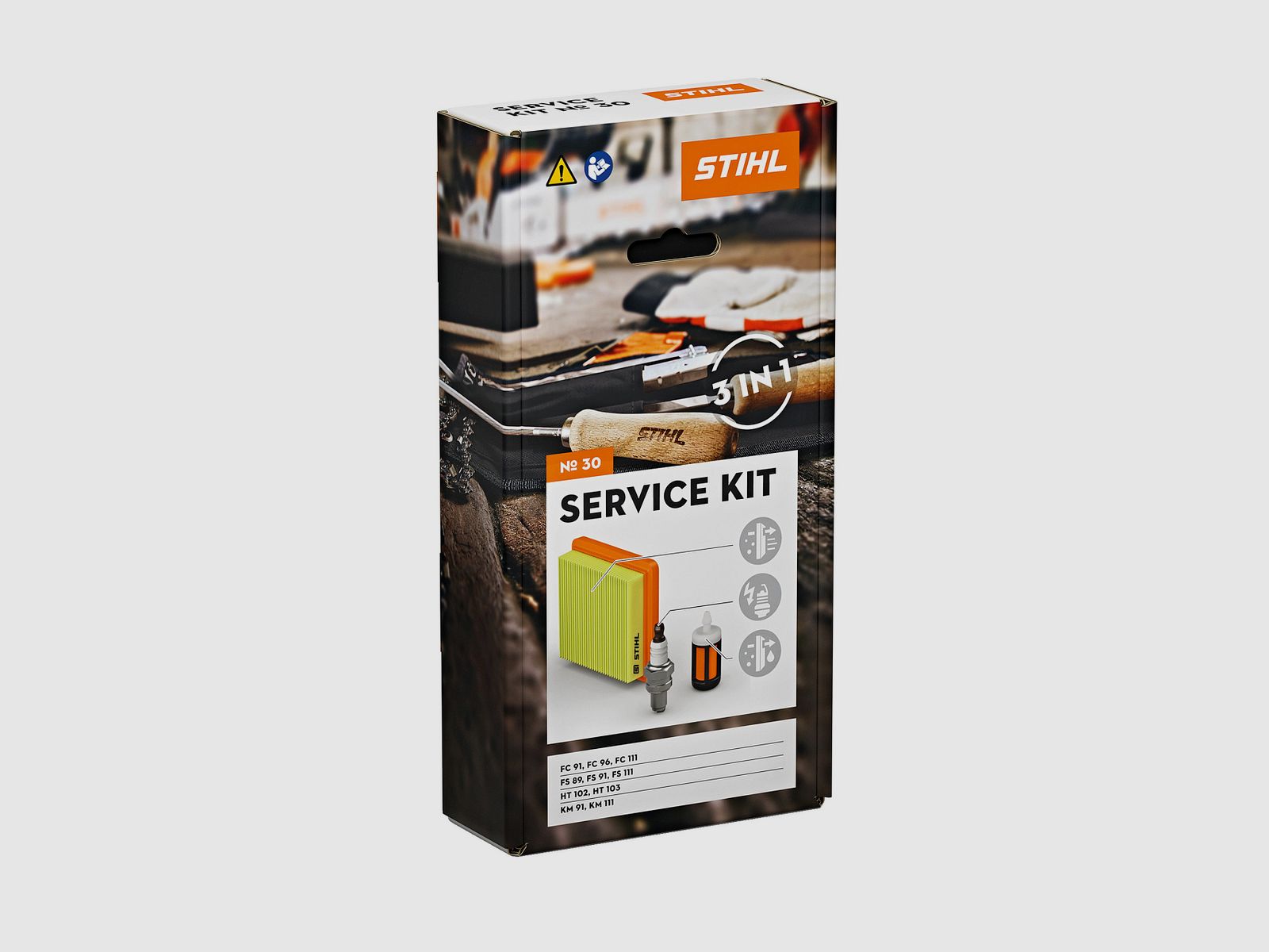 Stihl service kit for combi engines, brushcutters, pole pruners and drills