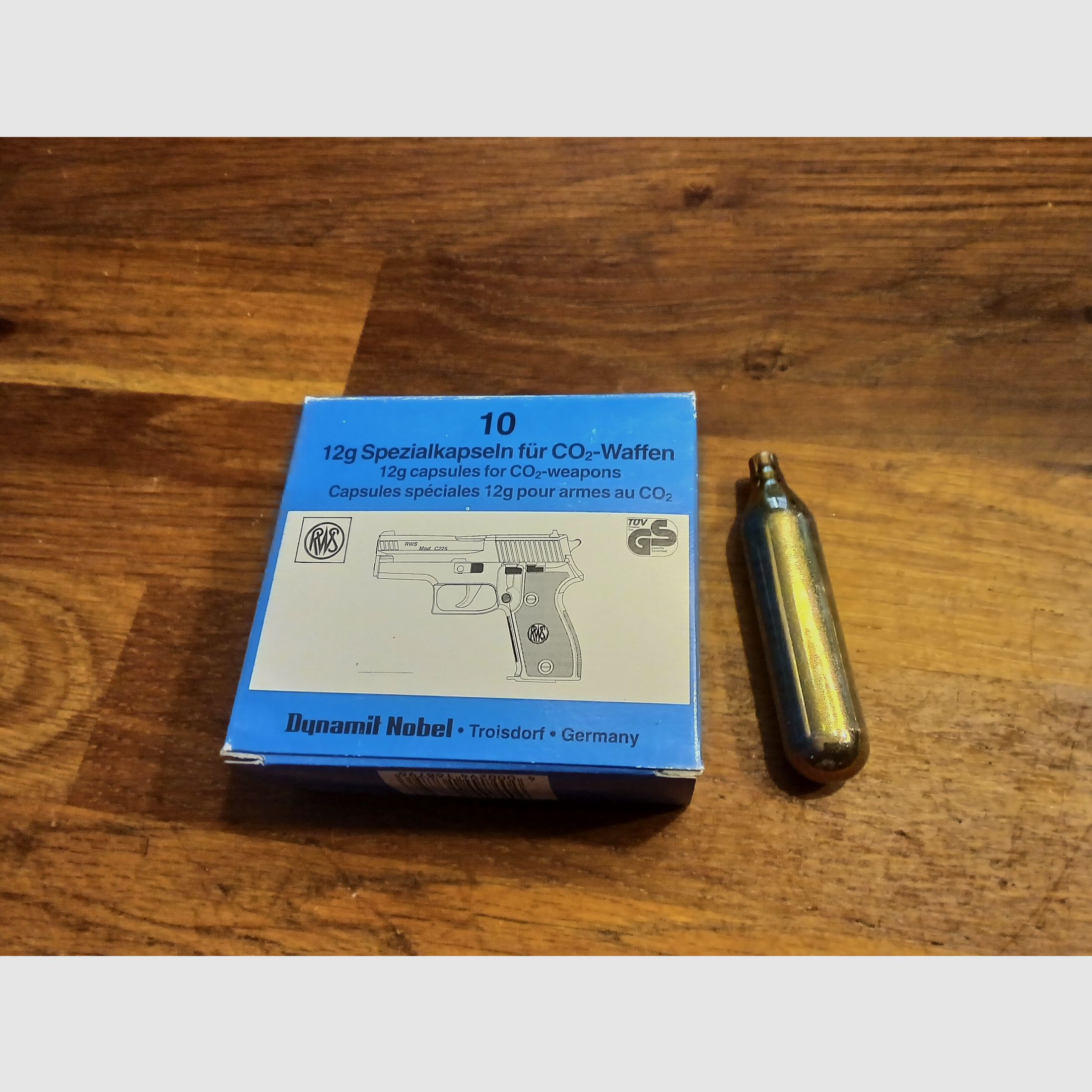 RWS CO2 capsules spéciales 12g 10 pièces. Airsoft, Paintball