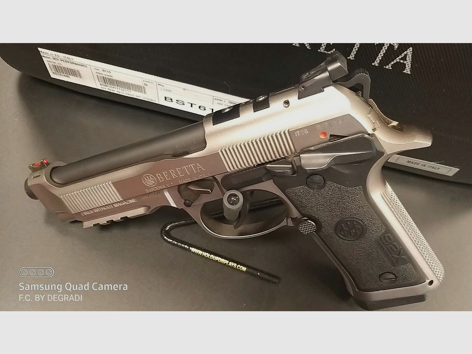 BERETTA 92 X PERFORMANCE PROD. OPTIC READY Cal. 9X19, immagine 3 di 4