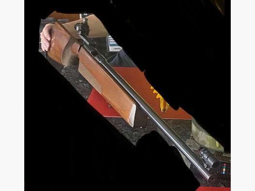 Anschütz match rifle with diopter