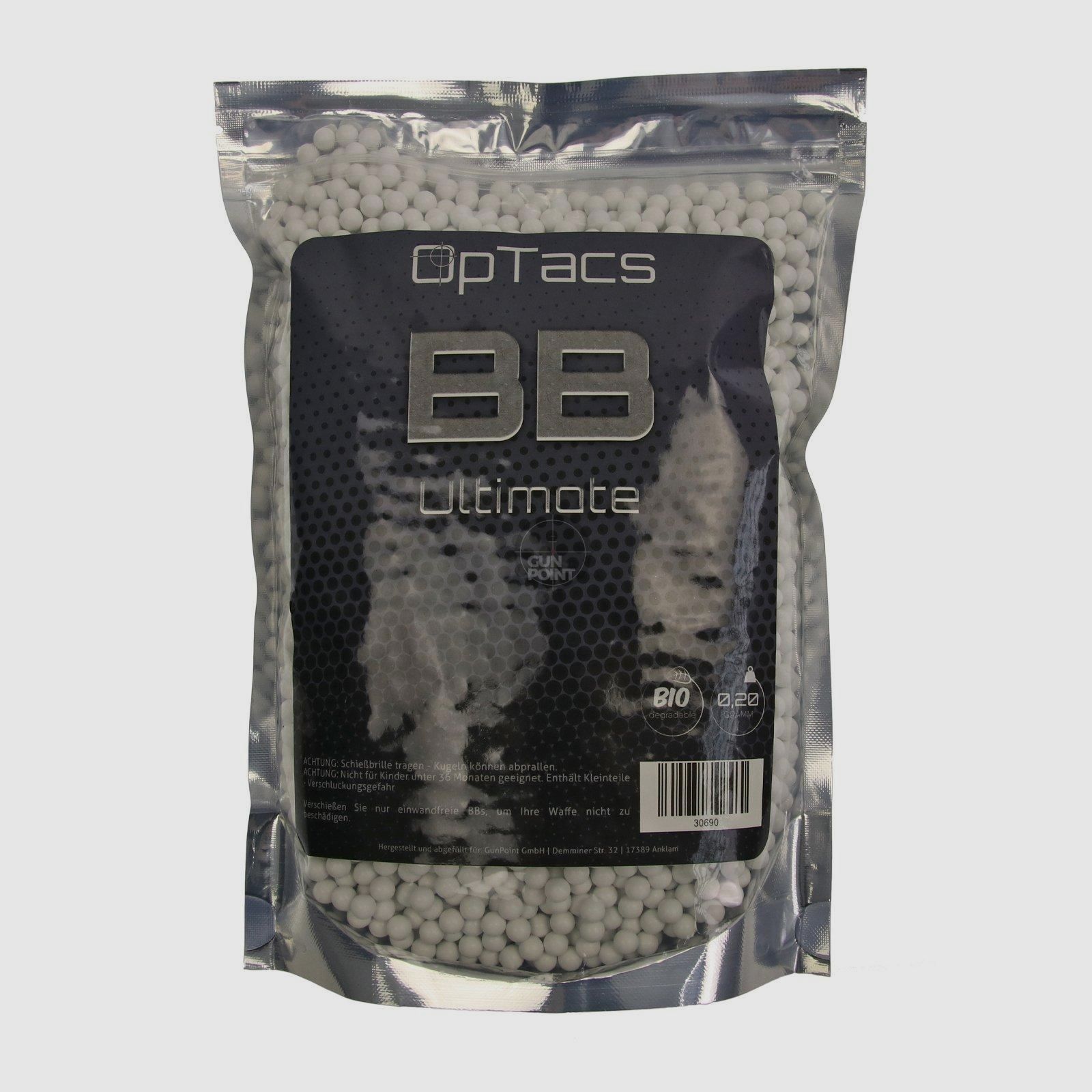 Softair - Balls OpTacs Ultimate BIO BBs 0.20 g 5000 pcs.