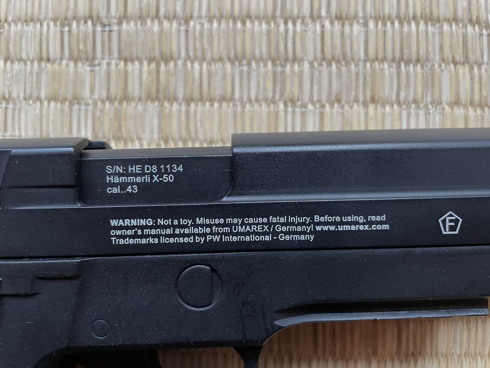 Umarex Hämmerli X50 RAM CO2 Paintball - pistolet na kulki gumowe