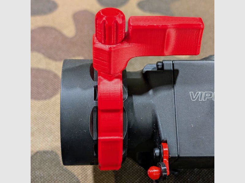 Für Nitehog Viper 50 Next: Schnellverstellhebel für Vorsatzgerät-Fokus