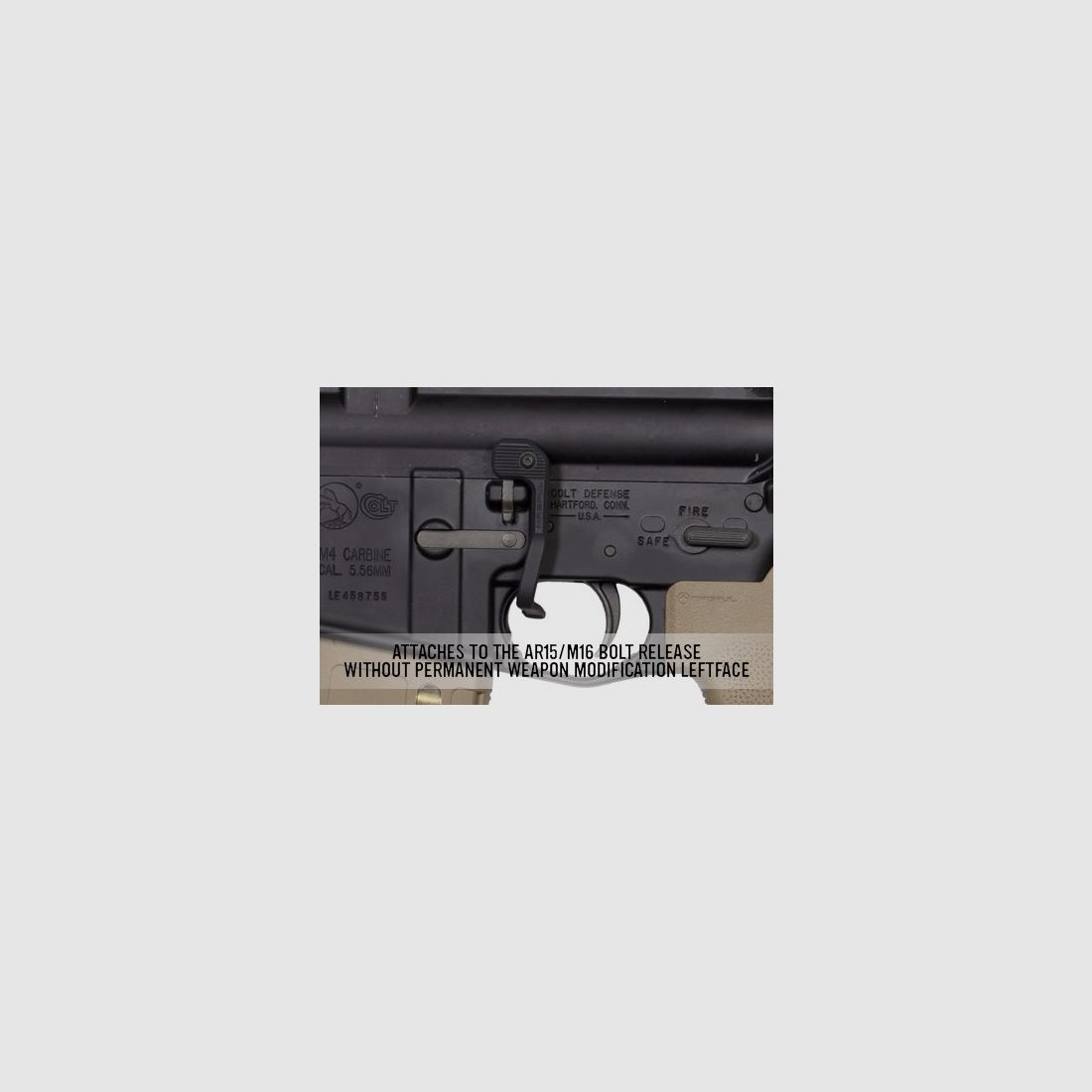 MAGPUL B.A.D. Lever Extended Bolt Release AR15/M4, afbeelding 3 van 3