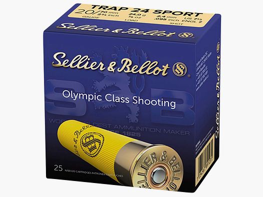 Sellier & Bellot 100423 20/70 Plastica Sport Trap 2,4mm 24 g