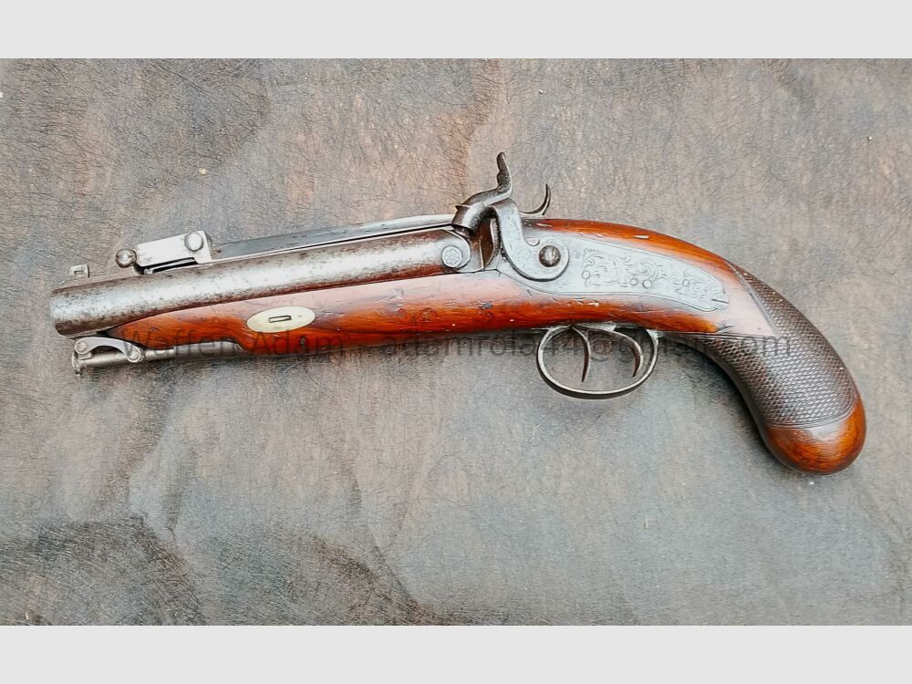 Anglia / Belgia perkusyjna strzelba - pistolet podróżny