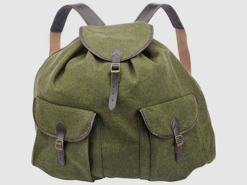 Lodenrucksack mit 2 Vortaschen, 65x55 cm