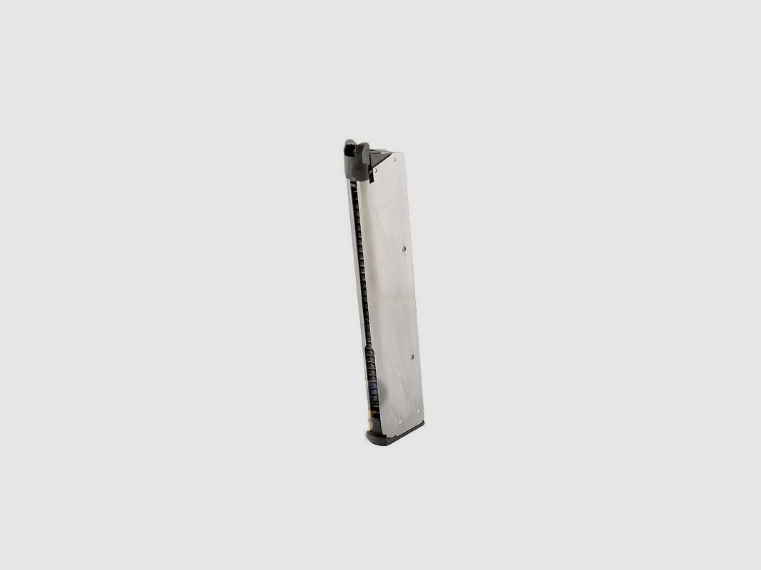 M1911 GBB Magazine 40rds "Longmag" (TM) (Silver)