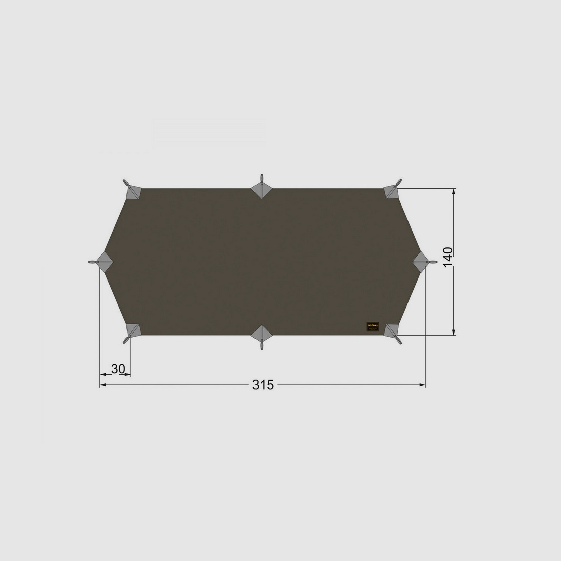 TATONKA Tarp Wing 1 LT Sonnensegel