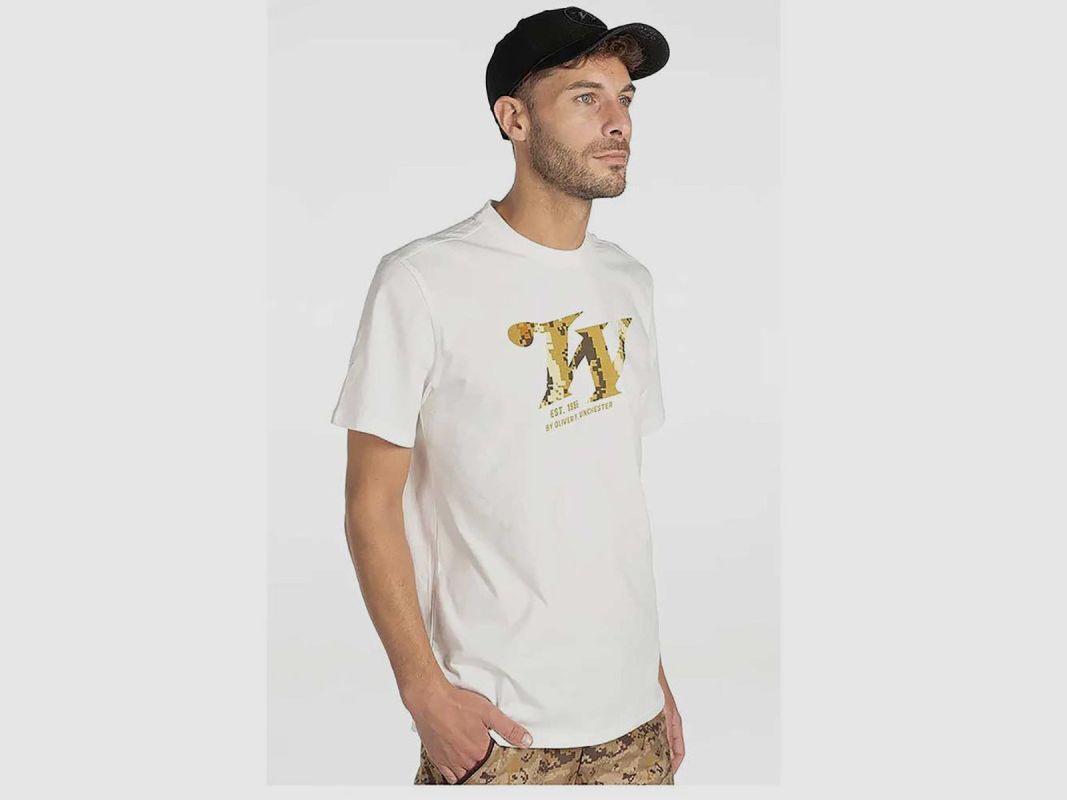 T-Shirt Herren Springer Winchester® - Weiß - Baumwolle 180g, Bild 2 von 4