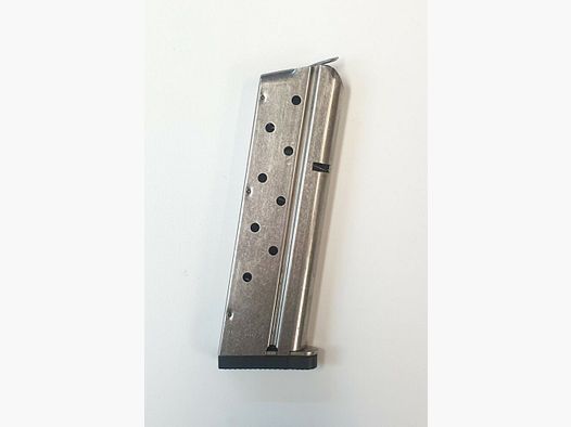 Mec-Gar Mec-Gar Chargeur pour Pistolet Colt 1911, 9mm Luger, 9 Coups - Nickelé