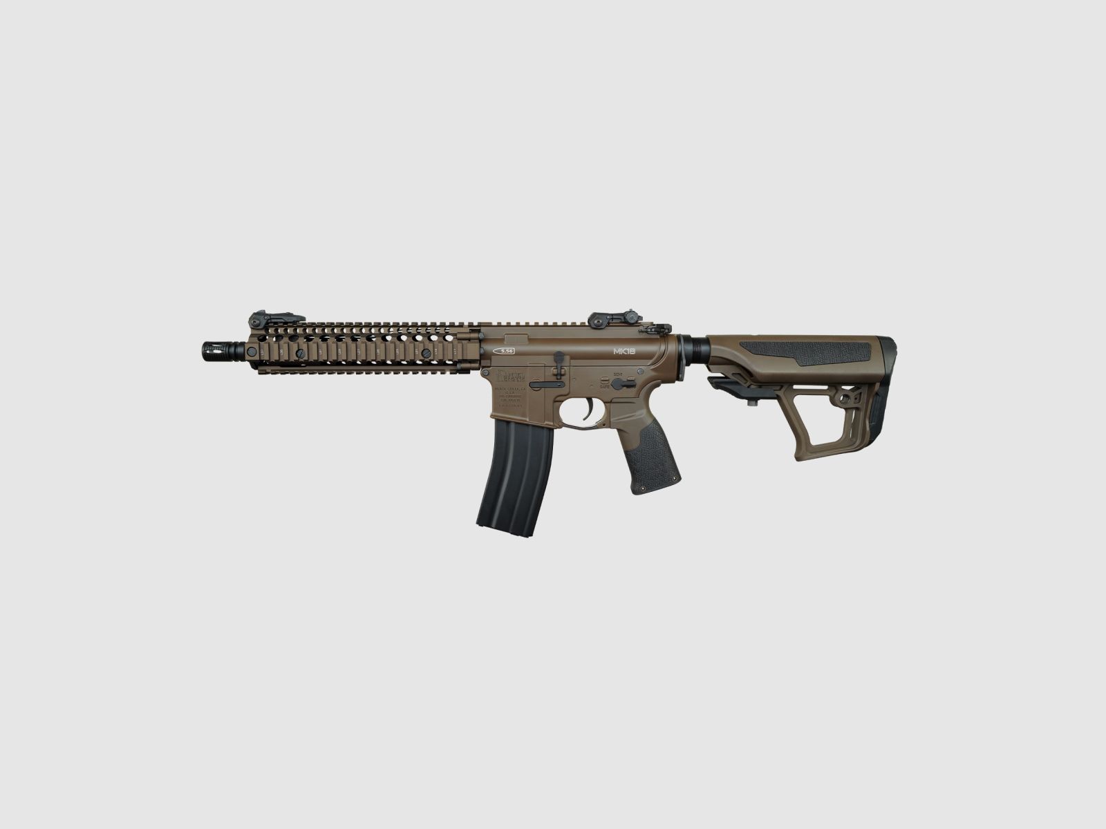 ICS EMG Daniel Defense MK18 S3 (IMT-180S3-1) Coyote Rifle Airsoft S-AEG a partir de 18 años