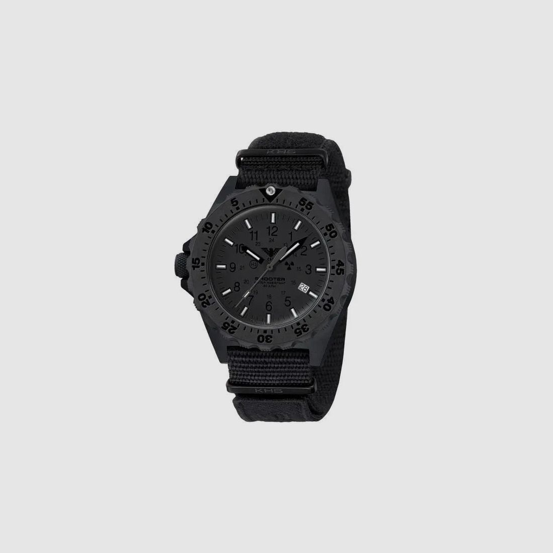 KHS Armbanduhr Shooter MKII XTAC Field Natoband schwarz