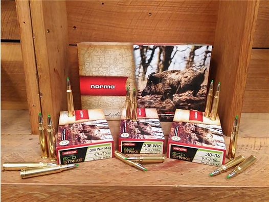 CAL. 308 NORMA ECO STRIKE 150 GRANI confezione 20 Pz.
