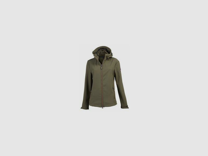 Overhues&Schüssler Damen Softshelljacke mit Kapuze, Gr. L