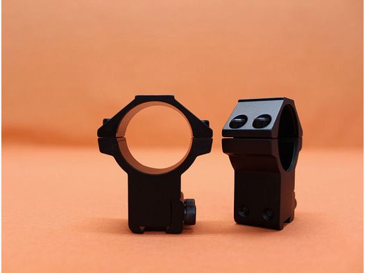 UTG - Leapers UTG Accushot anelli di montaggio 30mm alti (RGPM-30H4) alluminio nero opaco per guida prismatico 11-13mm BH=21mm