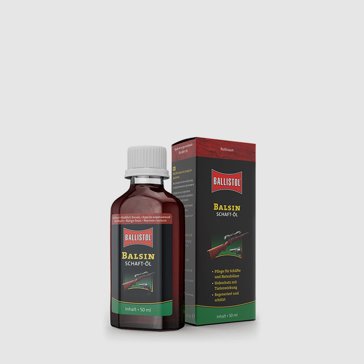 BALLISTOL BALSIN Holzöl rotbraun 50 ml