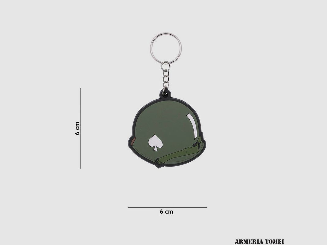 PORTACHIAVI – 3D PVC ELMETTO WWII, immagine 1 di 2