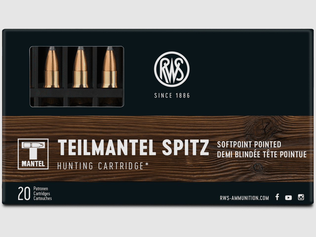 RWS .223 Rem. TMS 55gr. - 20 Stk