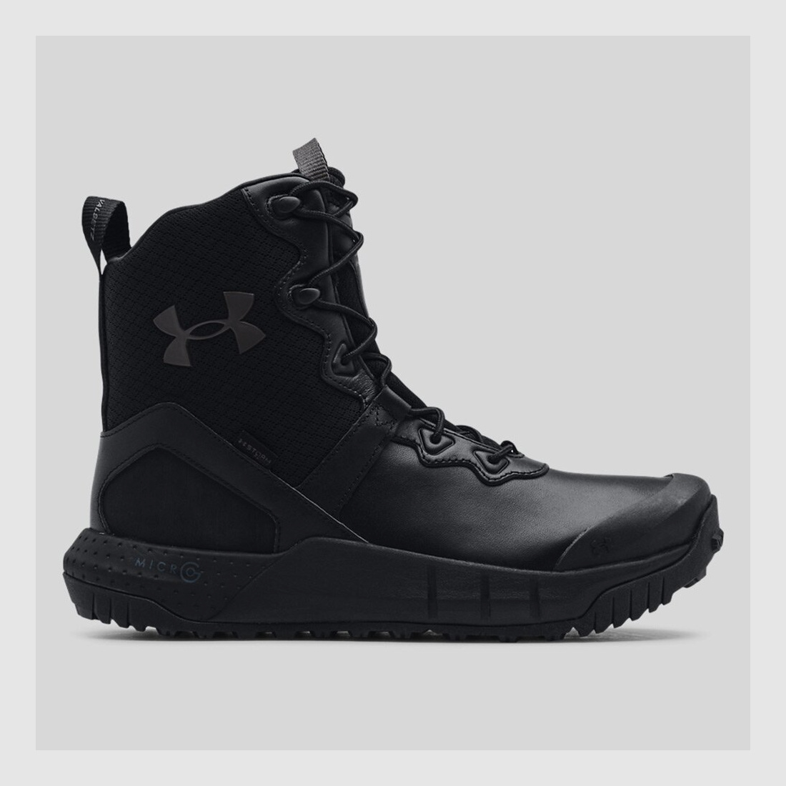 Bottes tactiques imperméables en cuir Under Armour Micro G® Valsetz pour hommes 45