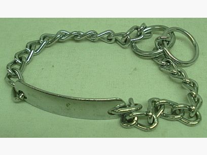 Kettenwürger 35 cm - 3mm stark mit Gravurplatte