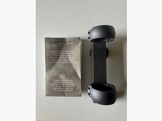 Sauer/Blaser saddle mount with 30mm rings