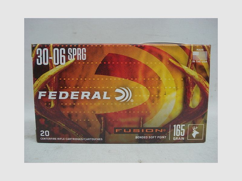 Federal .30-06 Fusion - 10,69g/165gr (a20)F3006FS2