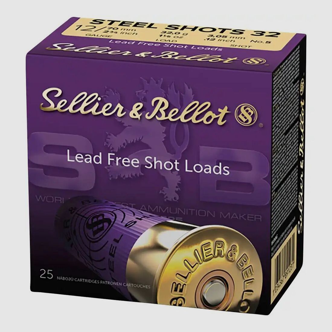 Sellier & Bellot Jagd Steel - 32g - 3,0mm - 25 Stk