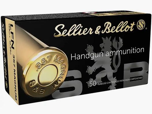 .357 Mag. Blei Flachkopf 10,2g/158grs. Sellier & Bellot