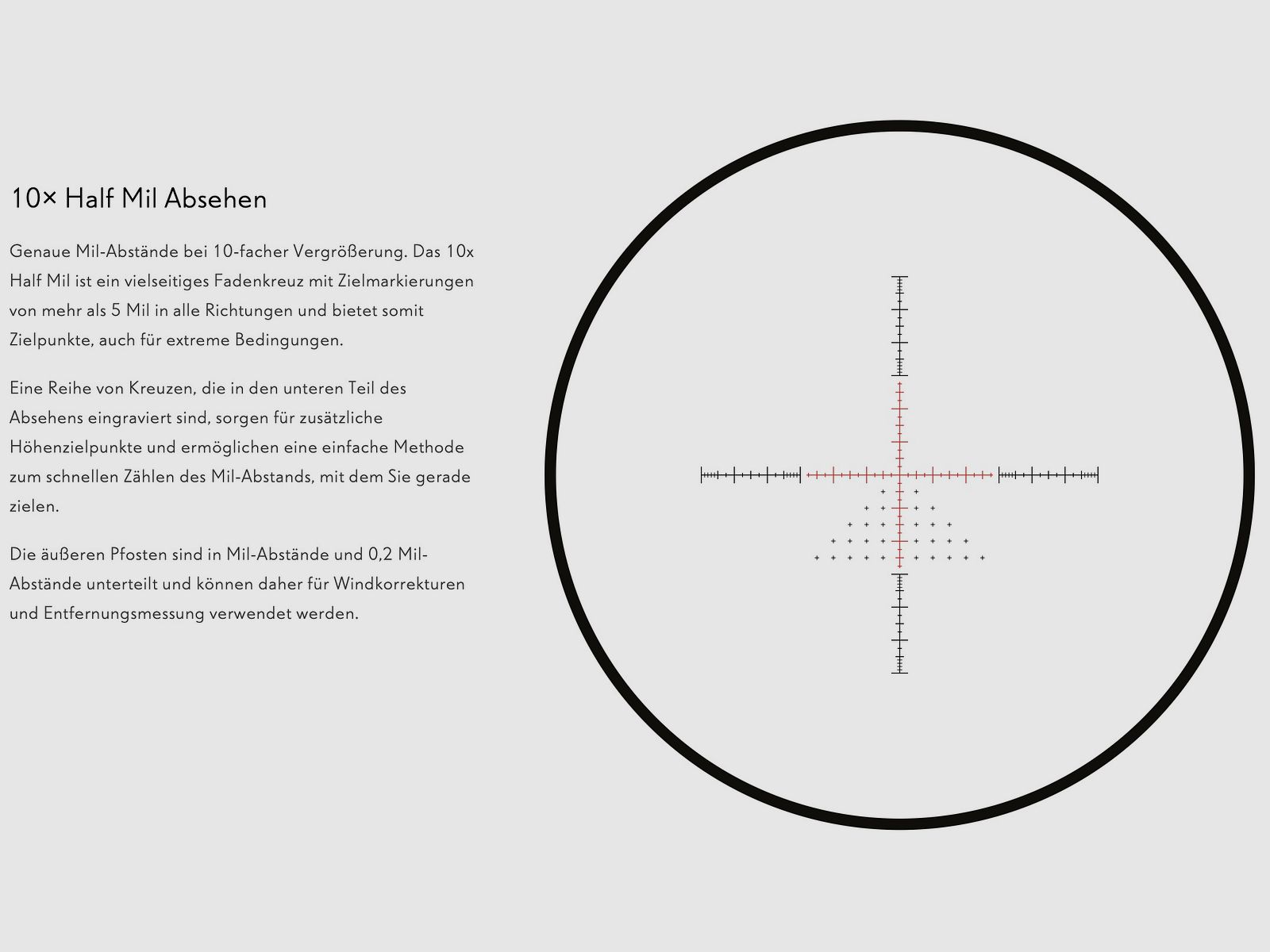 HAWKE 17140 Zielfernrohr Sidewinder 30 SF 4,5-14x44 10x Half Mil Absehen
