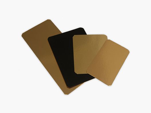 Piatto per salmone Finnvacum 16x24 cm argento/oro - 10 pz