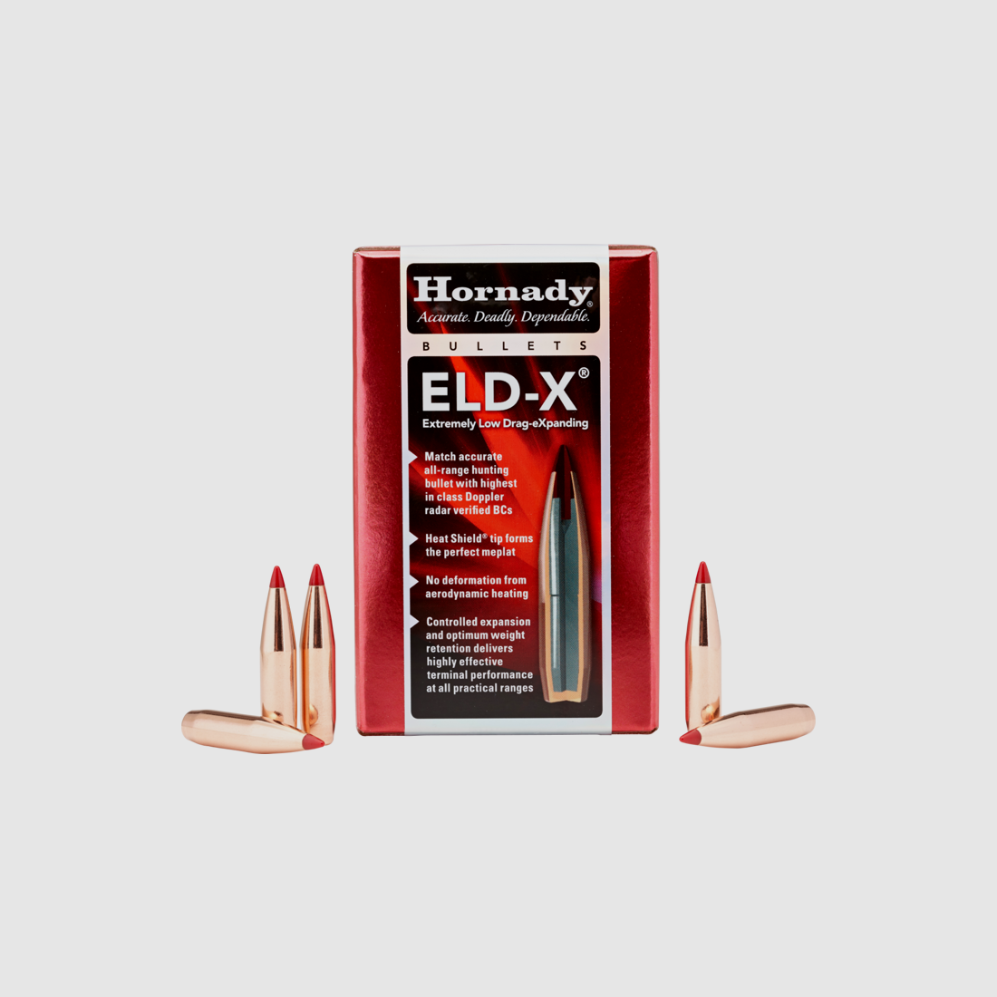Hornady Geschoss 6.5mm .264 143gr ELD-X (1-8″) (100)
