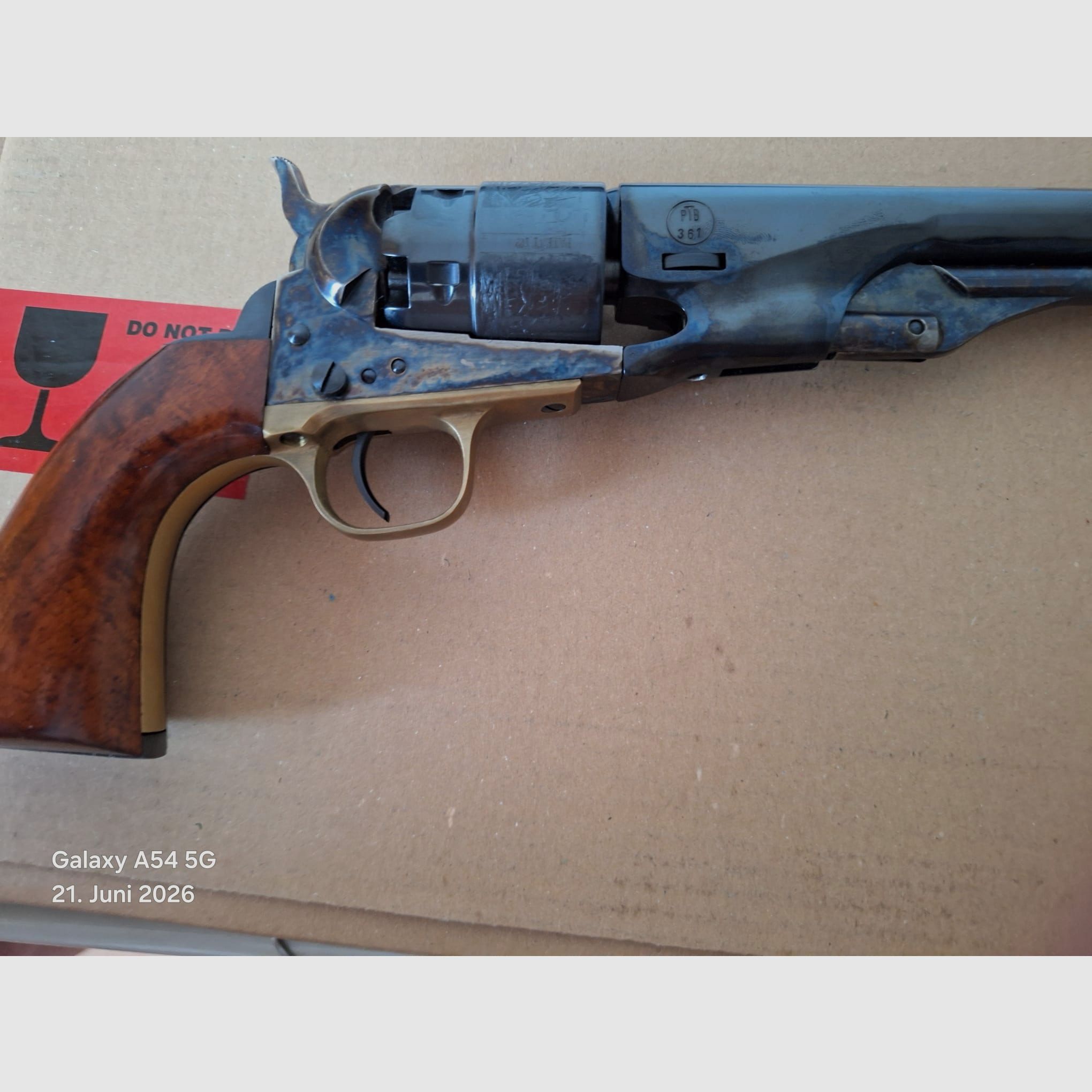 HEGE Revolver Western Armée 1860 -8"-PTB 361