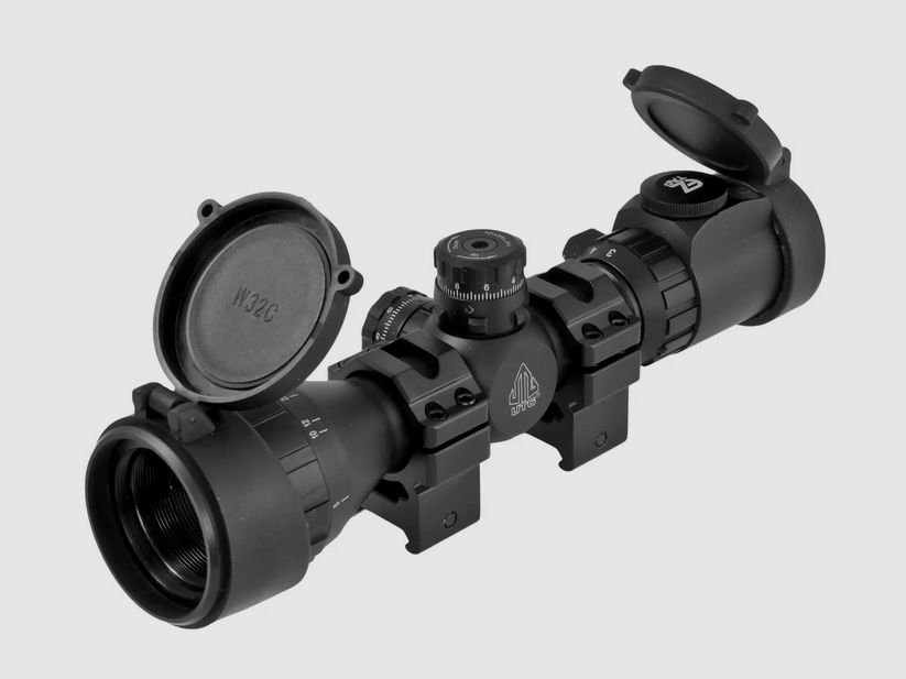 Like-new UTG Bugbuster 3-9x32 IE riflescope (36 colors, Mil-Dot) - SCP-M392AOIEWQ