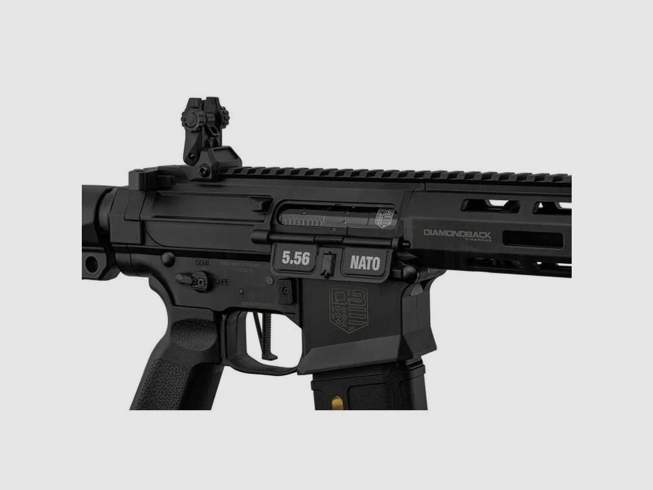 Replik AEG Diamondback DB15 BO Manufacture - 7 Zoll - Schwarz - Leistung und Zuverlässigkeit im Airsoft, Bild 4 von 5