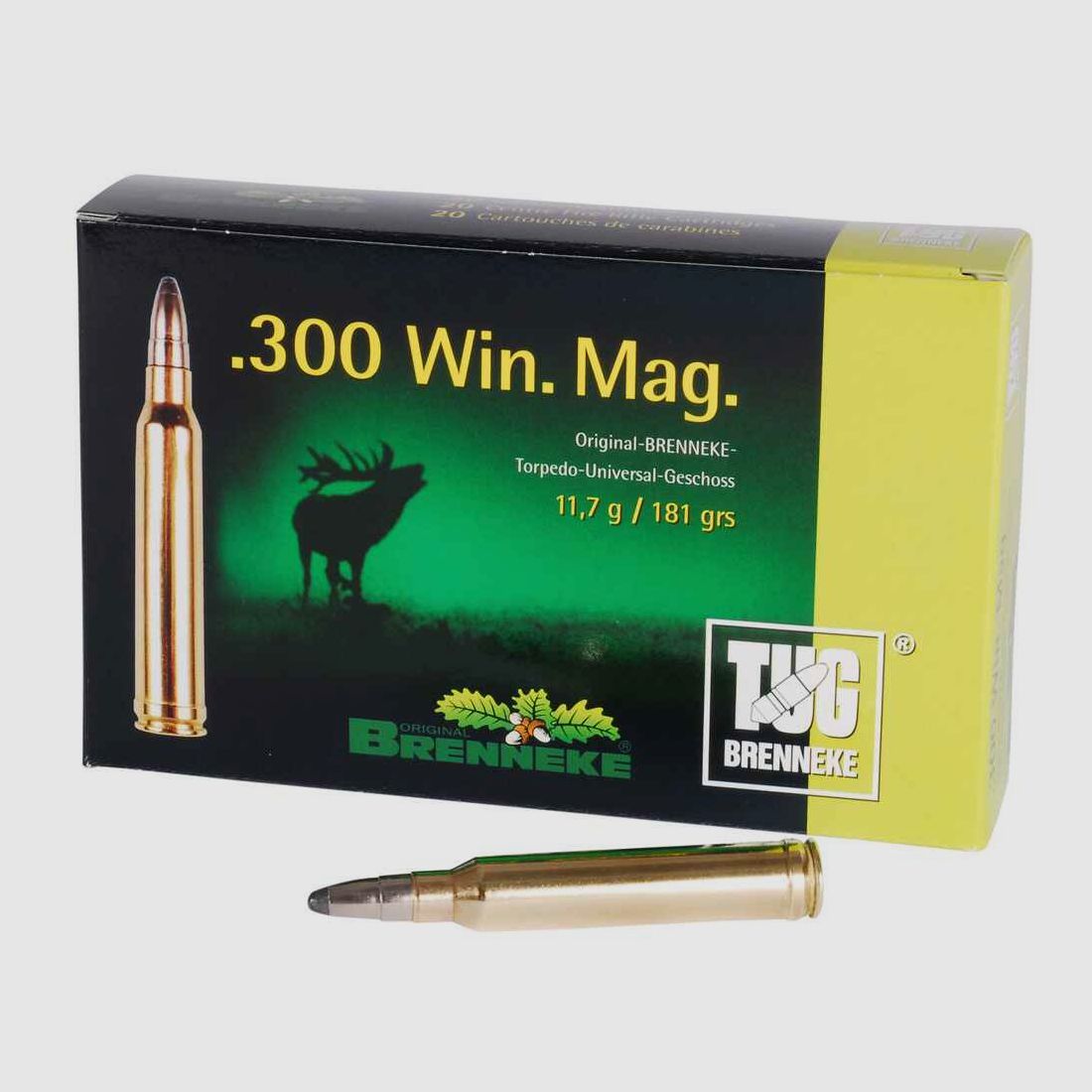 .300 Win. Mag. TUG 11.7g/181 grs. Brenneke