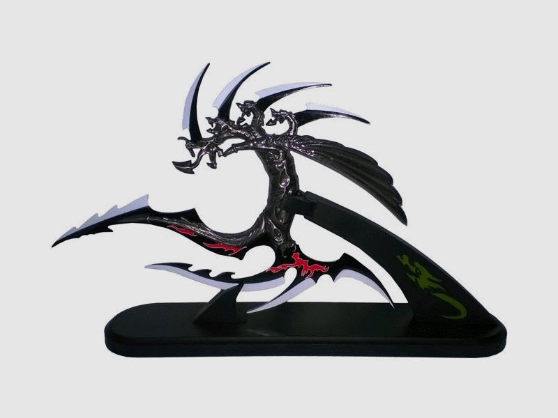 Fantasy Dolch incluido soporte lacado