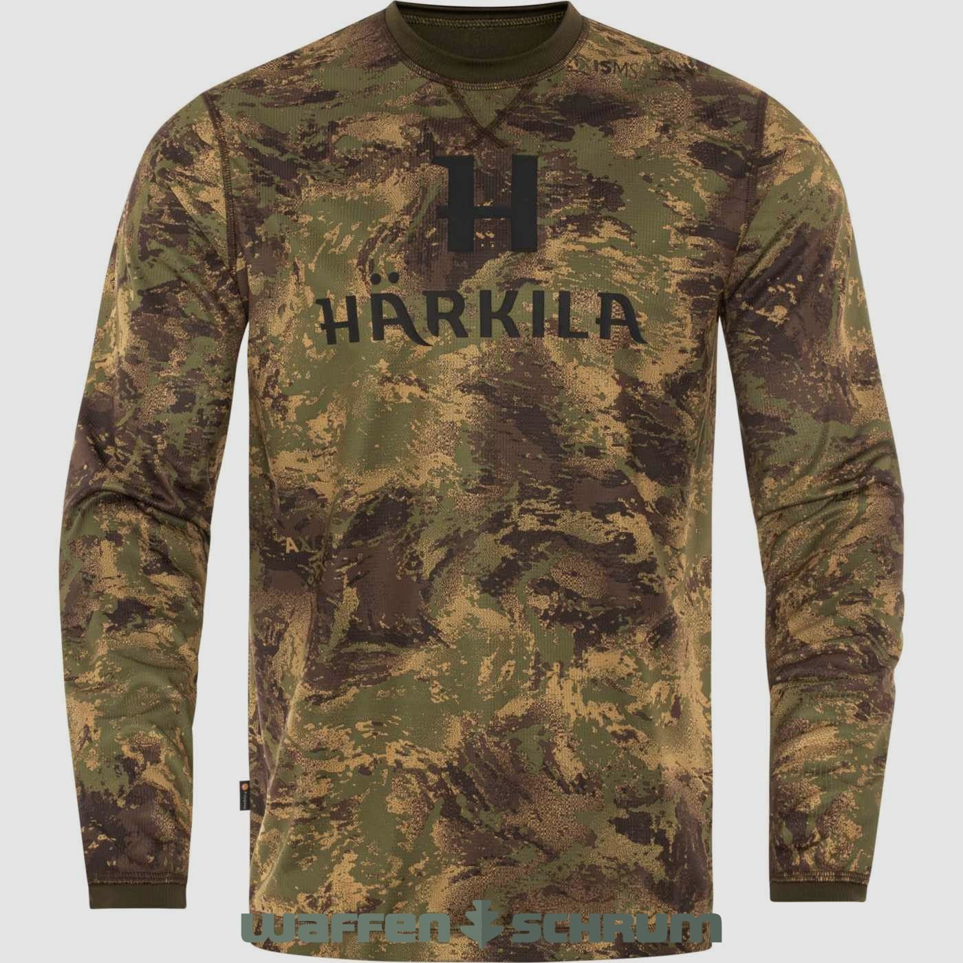 Härkila Langarmshirt Deer Stalker Camo Axis MSP Forest Green