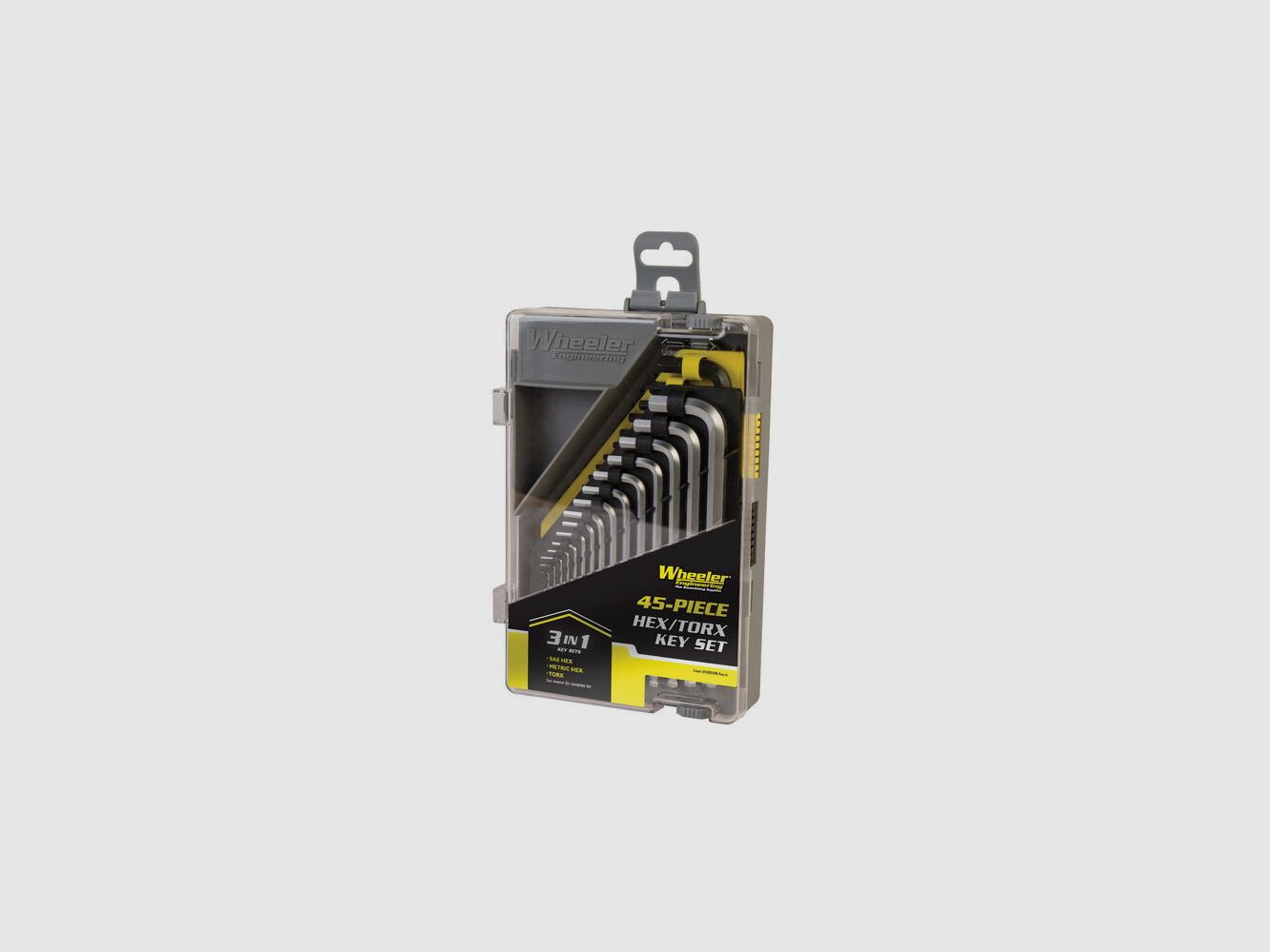 Wheeler 45-teiliges SAE-/metrisches Inbus- und Torx-Schlüsselset, Bild 1 von 2