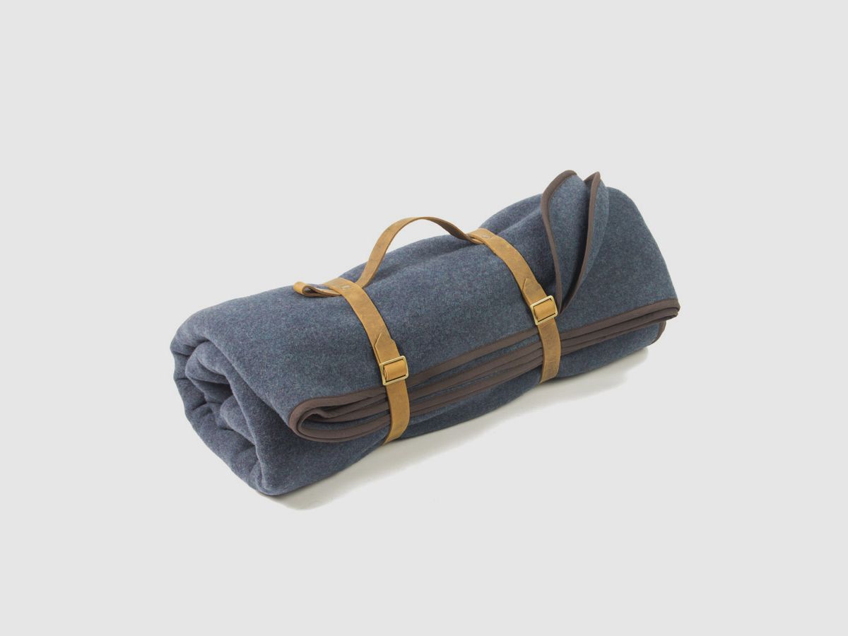 Blanket "Sonnblick", Petrol Blue