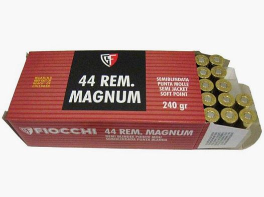 Munición FIOCCHI – 44 Rem. Mag. – 240 grains – semiblindada