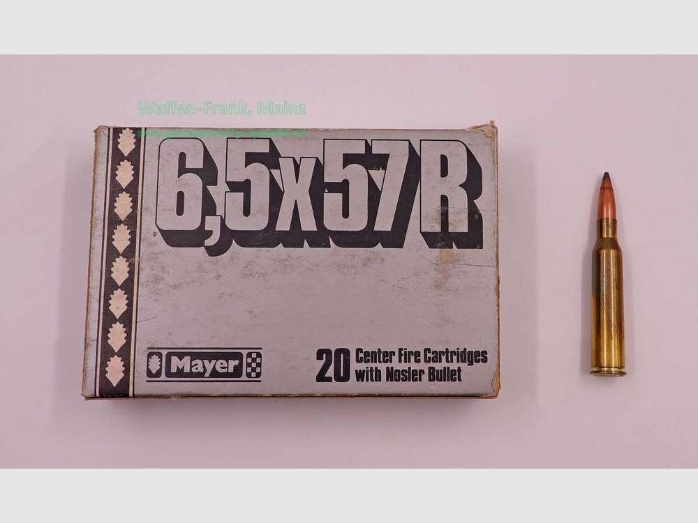 Mayer and Sons - Neheim Rifle Cartridges 6.5x57R