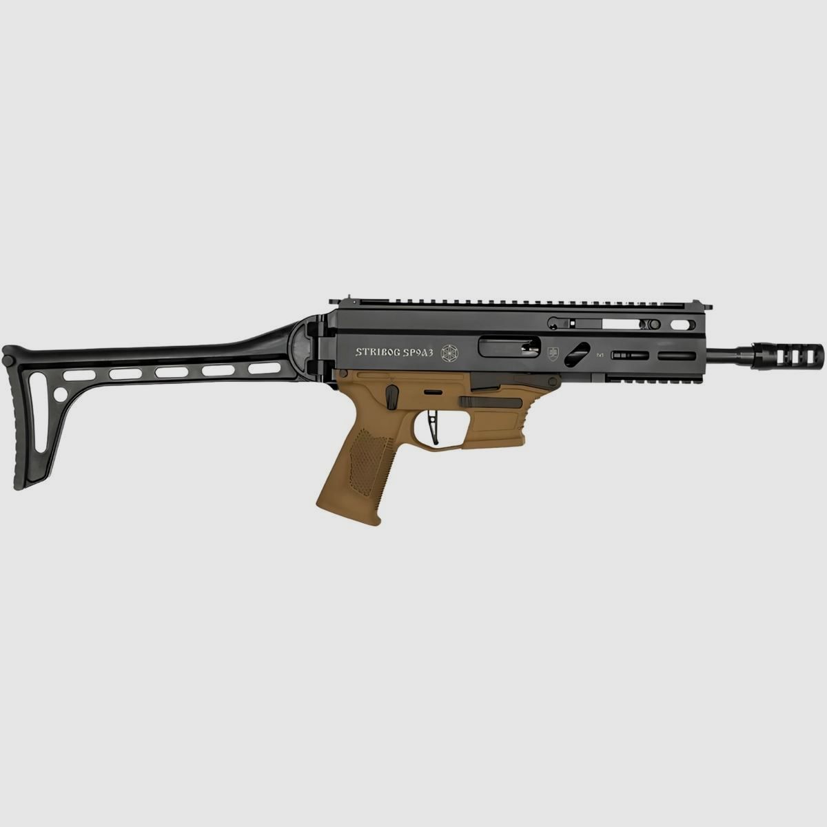 Carabina PCC Grand Power Stribog SP9A3 10" 9x19 FDE cargador Glock (1), imagen 2 de 2